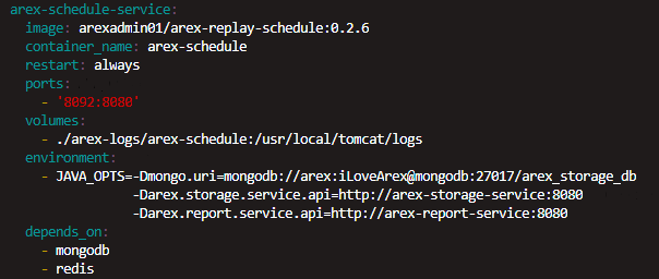 AREX Schedule Service